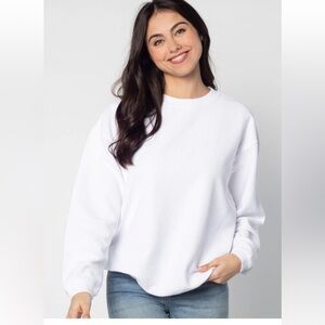 Cozy White Women's Sweatshirt